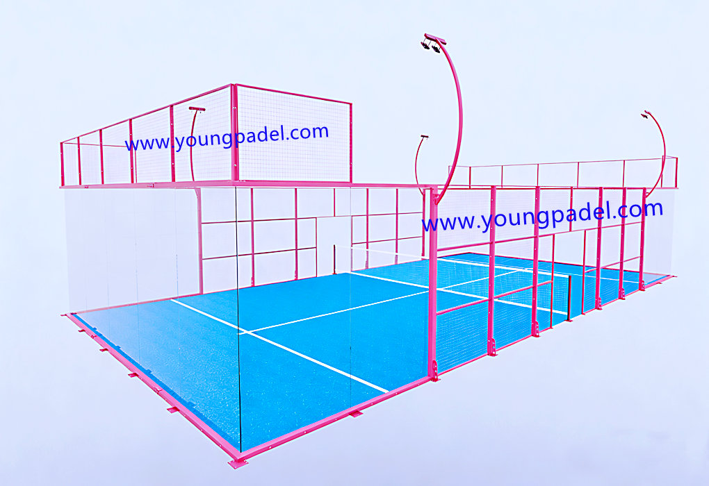Moldova- 21 Sets Full Panoramic Padel Courts Installed